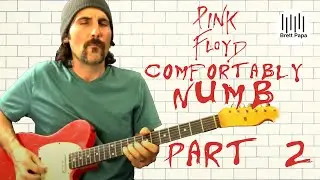 Pink Floyd - Comfortably Numb - Ending Guitar Solo Lesson - Part 2