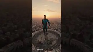 भारत का असली फ्लाइंग सूट! 😱 Flying over Delhi Connaught Place #shorts #uniquevideo #indiantech