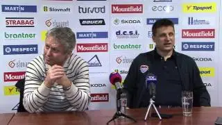 Tlačovka zo zápasu Martin - Piešťany, 28.2.2016, Gregor vs. Dornič