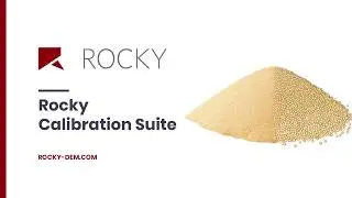 Rocky DEM's Calibration Suite