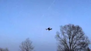 Bebop with running lights in air