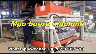 Fireproof FiberGlass Magnesium Oxide Board Production Line/Magnesium Sulfate Panel Machine