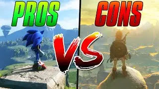 Sonic Frontiers VS Breath of The Wild | Pros & Cons