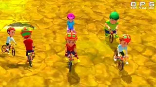 Shiva Bicycle Racing Game || Shiva Cartoon Game || OPG