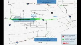 Michigan DOT Work Zone Diversion Alternatives Analysis using DynusT