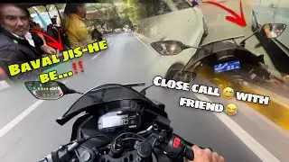 Hyper ride with friend ‼️ close call. NT/RD  traffic | 