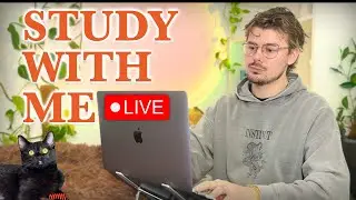 Study With Me LIVE 🚀 9-HOURS &mdash; Deep Focus (50/10 Pomodoro) | Cozy UK Rain, No Distractions!