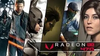 Msi Radeon RX 470 ARMOR 8G OC  Gaming Performance Test