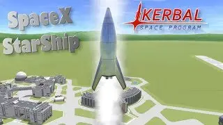 KSP StarShip Space X interplanetary craft