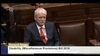 Jack Chambers TD speaks during the Disability Bill 2016