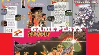 Contra (America y L.A.)), Kontora (Japon) y Probotector (Europa) - Konami (NES): Game Play