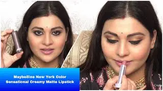 Maybelline NewYork Color Sensational Creamy MatteLipstick Chetnaslifestyle best lipstick for winter