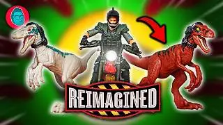 RAPTORES REAL FEEL! 🔴 Review JURASSIC WORLD REIMAGINED (Owen & Blue) 🔵
