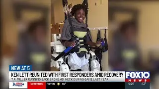 &lsquo;Never Lett Up:&rsquo; T.R. Miller football player persevering one year after suffering a broken neck