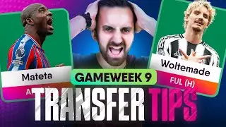 FPL GW9 TRANSFER TIPS 🔥 | Fantasy Premier League 25/26
