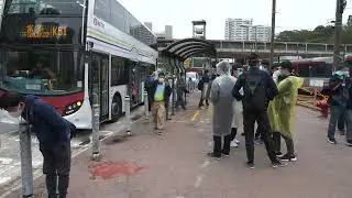【獨媒直播】屯門市中心跨境B3X巴士總站現場（2020年2月4日）
