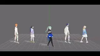Brain Revolution Girl Mirror Dance Practice Fixed Camera Project Sekai 脳内革命ガール
