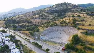 Ancient Amphitheater In Bodrum Stock Video