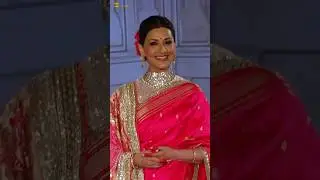 Sonali Bendre walks the ramp for Manish Malhotra #shorts