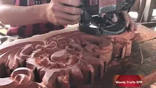Wood Carving | Using router machine to carving by woody crafts SPR
