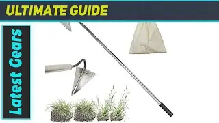 Premium Quality Hardened All-Steel Triangle Hand Plow Hoe - Best for Tough Weeding