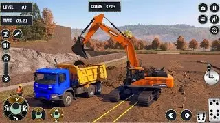 Real City Construction Simulator 3D - City Road Builder Excavator Trucks - Android Gameplay