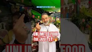 Backpacker&rsquo;s dream: $1 buffet near Khao San Road! 🍲💰#Bangkok #Thailand #Buffet #TravelVlog