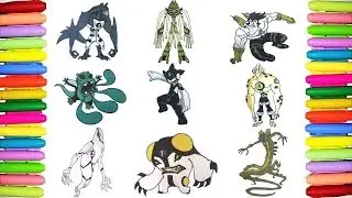 Ben 10 Aliens coloring book Ep. 2