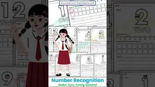 Number Skills  Recognition and Number Sense Worksheet
