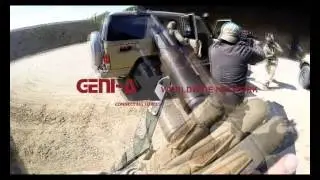 Manrico Erriu teaching during the Private Military Contractor HECPO course