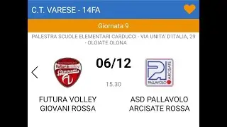 Futura volley vs Arcisate - 06/12/2025