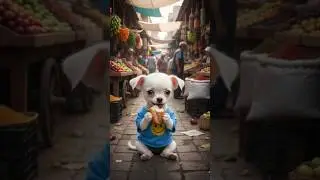 poor puppy haven't money to buy a bread #poor #puppy #emotional