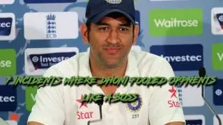 TOP Incidents When MS DHONI Fooled Opposition LIKE A BOSS || Stop and Search