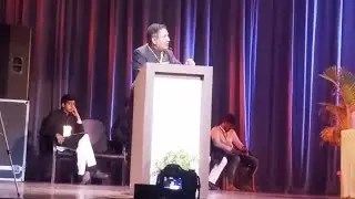K M Baharul Islam addressing at AMU Aligarh