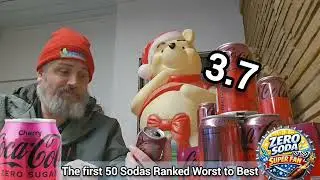 50 Diet / Zero Soda Reviews Ranked worst to best on our way to 500. #foodreview #sodareview #zero 