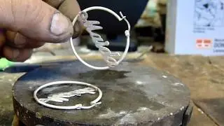 UsaNameNecklace.com | Making Custom Name Earrings | Hoop Name Earrings.
