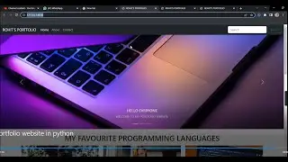 #Portfolio #Website In #Python || Python For Absolute Beginners.
