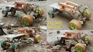 How to make a Rc car at home only wood.#nagarexperiment.