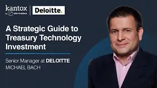A Strategic Guide to Treasury Technology Investment with Michael Bach (Deloitte)