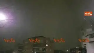 Neve a Roma, i primi fiocchi iniziano a cadere nella notte