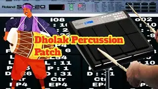 Dholak percussion Patch | Octapad Roland Spd 20 & Spd 20x #BDTopmusic |