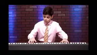 Evan Diaz playing Gitanerias de Ernesto Lecuona. Talent show 2020
