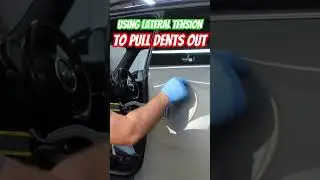 Lateral Tension to FIX a Dent! #lateraltension