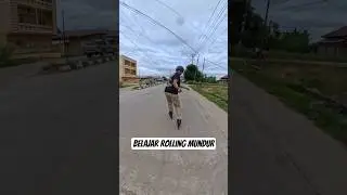 belajar rolling mundur #sepaturoda #inlineskating #rollerblading #urbanskating #skating #patins