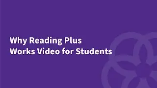 Why Reading Plus Works Video for Students