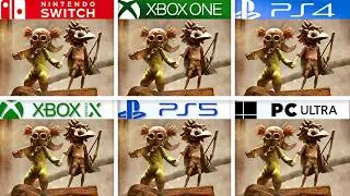 Little Nightmares III | Switch vs Xbox One vs PS4 vs Series X vs PS5 vs PC Ultra | 4K Comparison