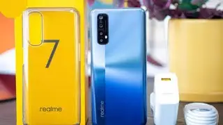 unboxing of realme 7 @@@ G95 processor,  5000mAh battery with 30w fast charger