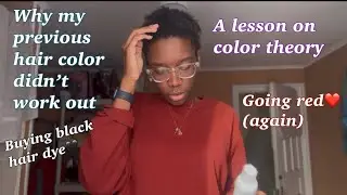 Doing a filler hair color to fix my hair fiasco