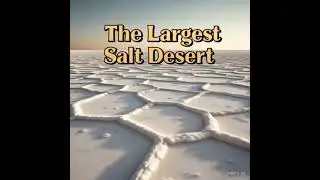Largest salt desert in the world #saltdesert #facts