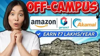 📢 Off-Campus Jobs 2025 &ndash; Akamai, Amazon & Genpact Hiring Now!